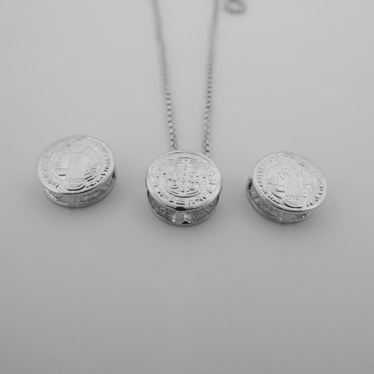 3 benedict medal necklaces