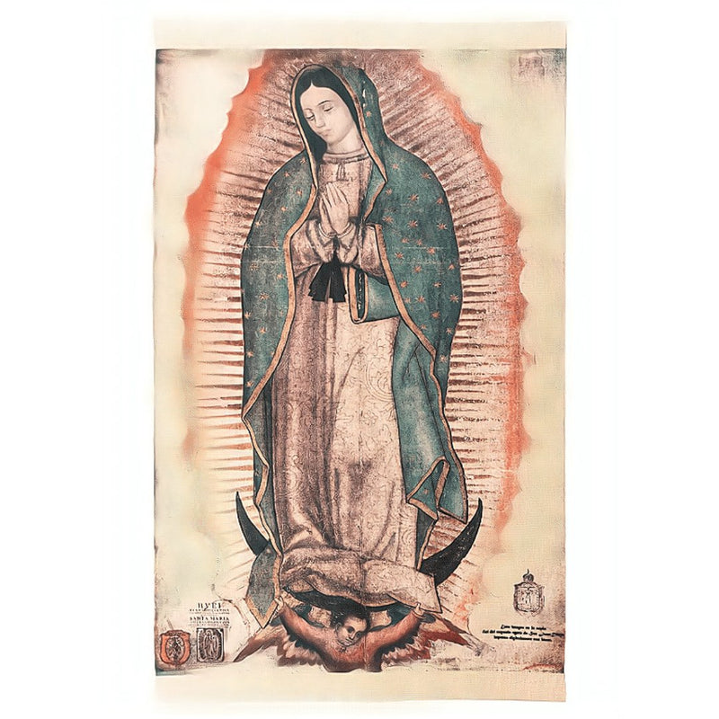 Our Lady of Guadalupe Tilma (Replica) 62" x 40" - Guadalupe Gifts