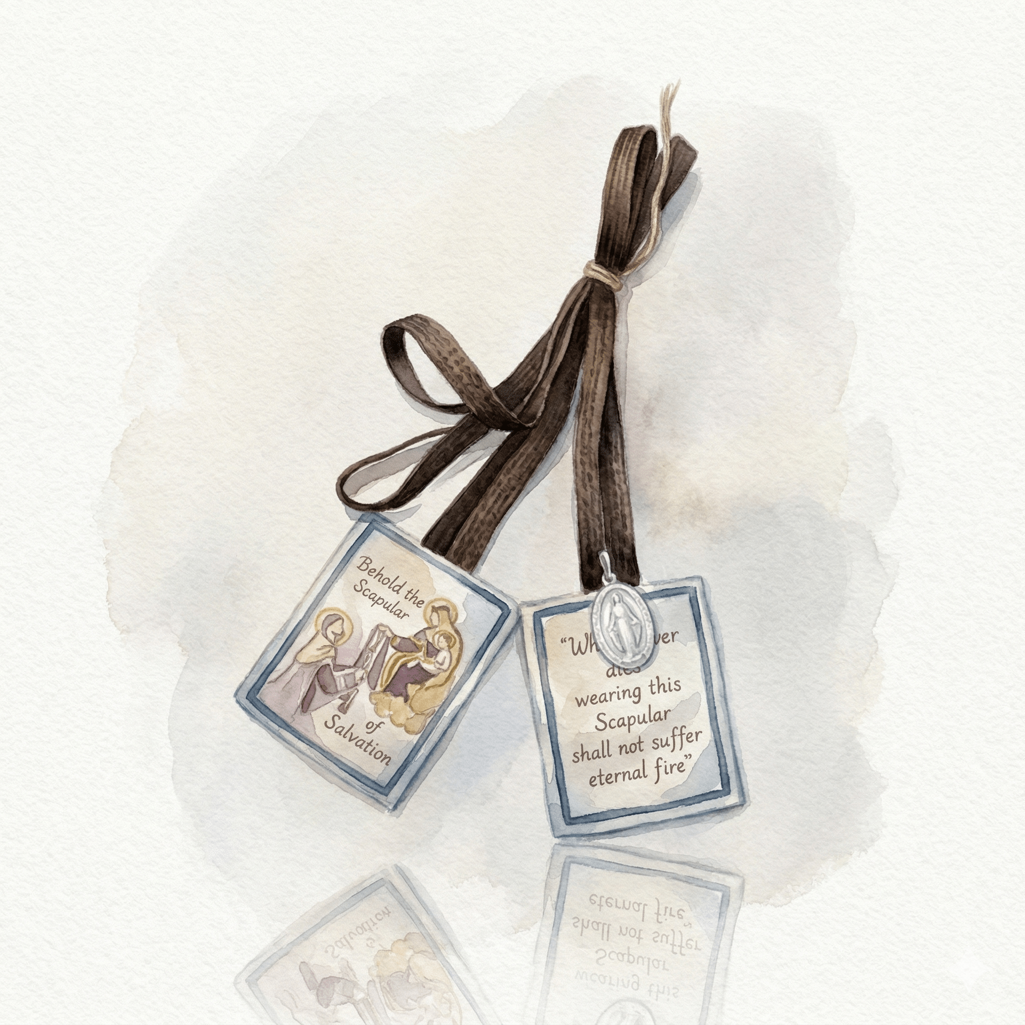 The Brown Scapular: Meaning, Promises & Our Lady of Mount Carmel ...