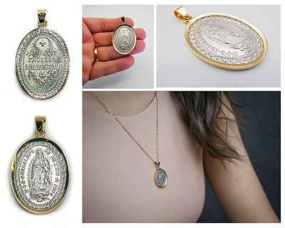 Medallas de Oro de la Virgen de Guadalupe | Guadalupe Gifts - Guadalupe Gifts