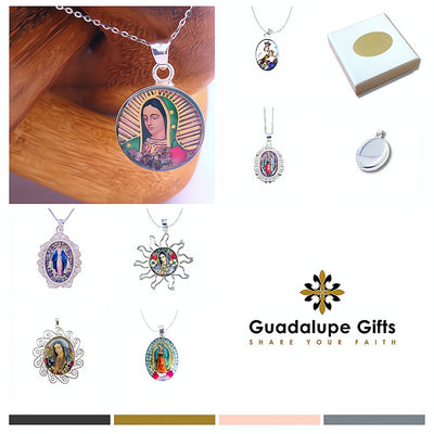 Mexican silver necklace - Guadalupe Gifts