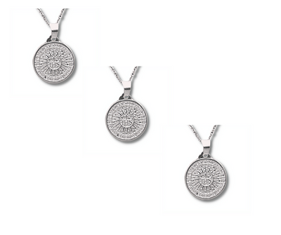 Silver Blessed Carlo Acutis Medal Necklace