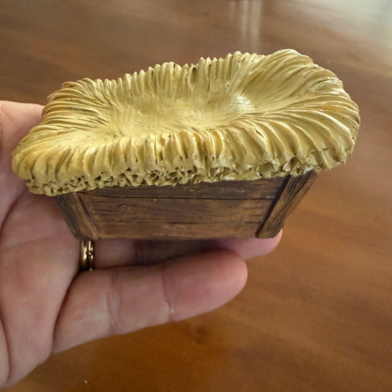 Baby Jesus Figurine for Christmas Nativity – Handcrafted Resin Statue 1.6" x 3.2" x 1.9" - Guadalupe Gifts