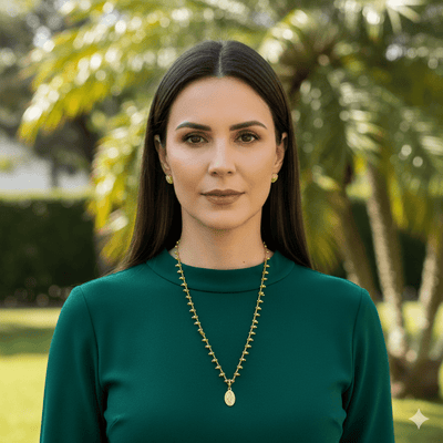 Gold - Plated Miraculous Medal Gold Beaded Necklace 18 - inch - Guadalupe Gifts