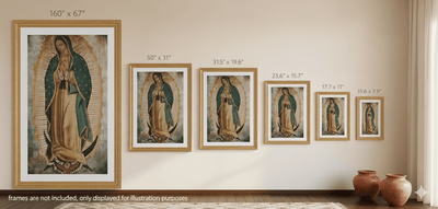 Official Our Lady of Guadalupe Tilma Replica – Made in Mexico - Guadalupe Gifts