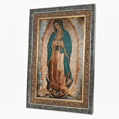 Original Virgen de Guadalupe Art – From Basilica to Your Church - Pre - order Only - Guadalupe Gifts