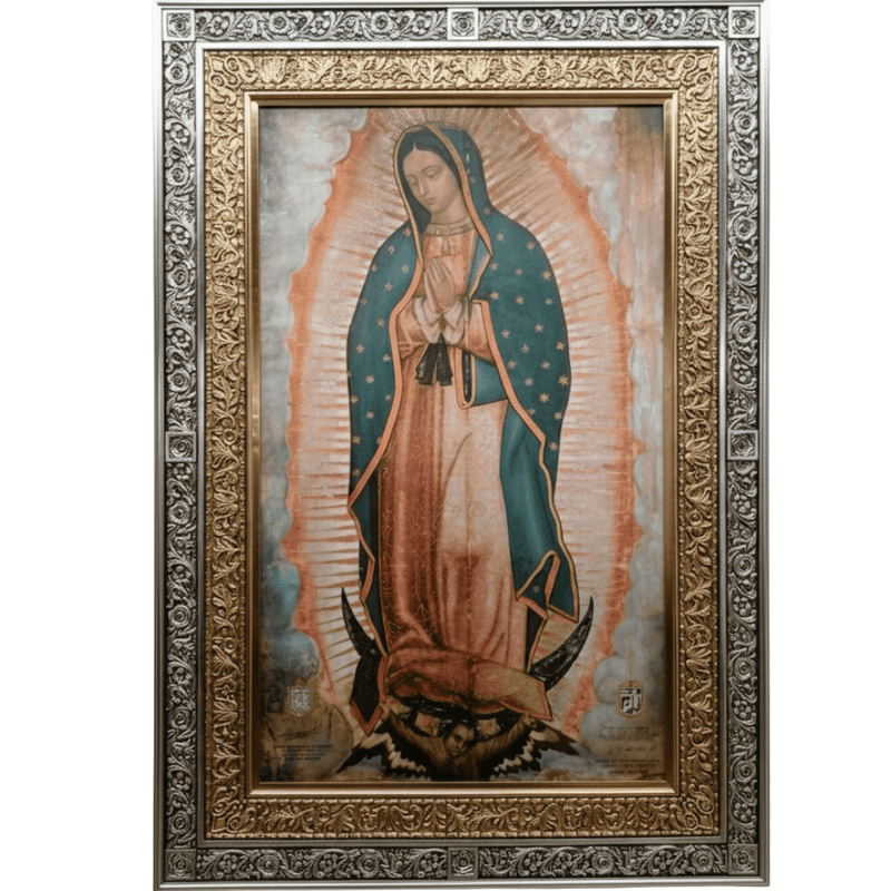 Original Virgen de Guadalupe Art – From Basilica to Your Church - Pre - order Only - Guadalupe Gifts