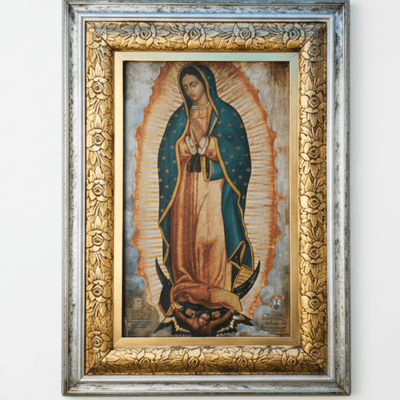 Original Virgen de Guadalupe Art – From Basilica to Your Church - Pre - order Only - Guadalupe Gifts