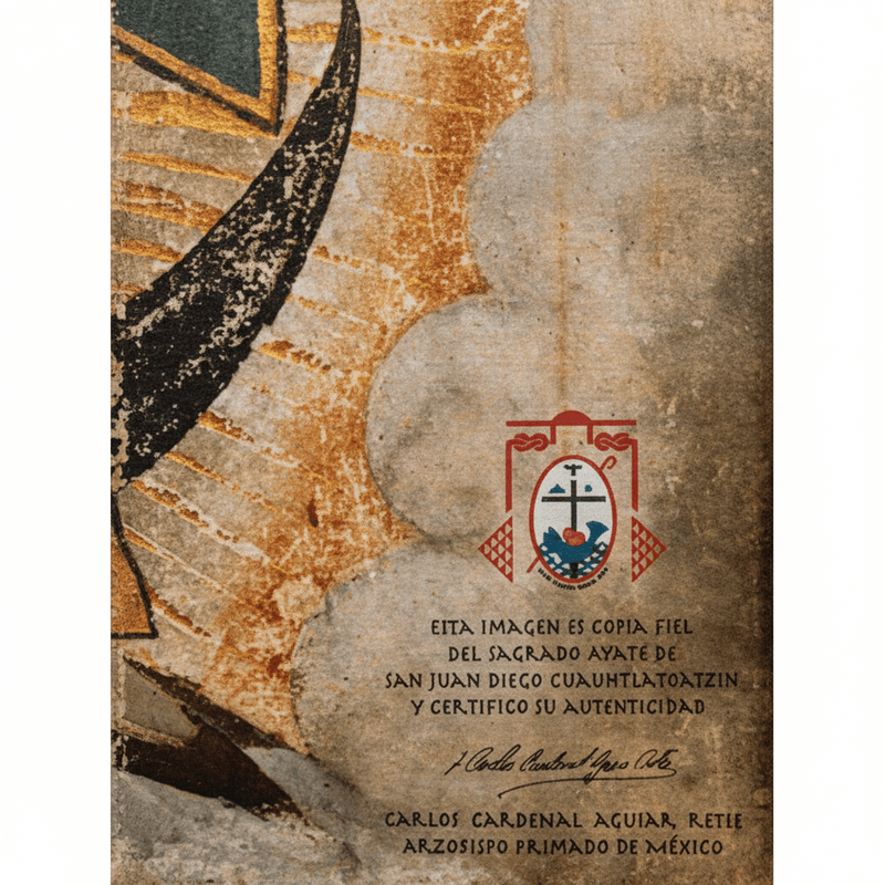 Original Virgen de Guadalupe Art – From Basilica to Your Church - Pre - order Only - Guadalupe Gifts