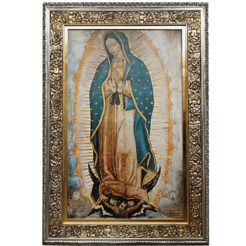 Original Virgen de Guadalupe Art – From Basilica to Your Church - Pre - order Only - Guadalupe Gifts