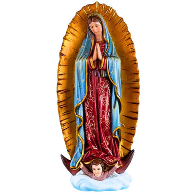 Our Lady of Guadalupe Statue 12 1/8" - Guadalupe Gifts