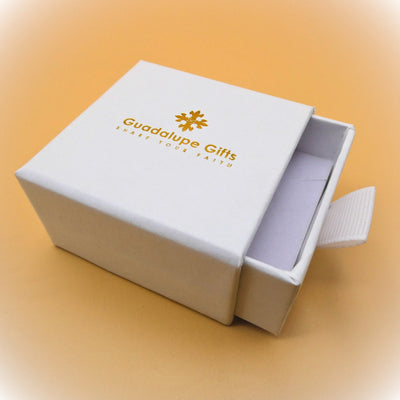 Silver Carmel Matte Scapular Necklace 16 - inch - Guadalupe Gifts