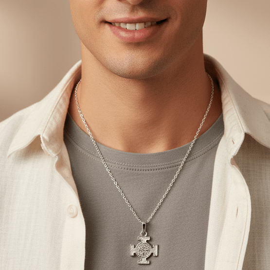 cruz de san benito plata | 925 Mexican Silver Silver St Benedict