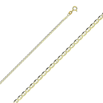 14k Gold Mariner Chain 24-inch - Guadalupe Gifts