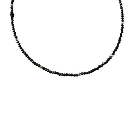 Black Crystal Choker - Guadalupe Gifts