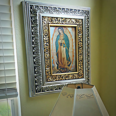 Cuadros de la Virgen de Guadalupe 24" x 19" x 3" - Guadalupe Gifts