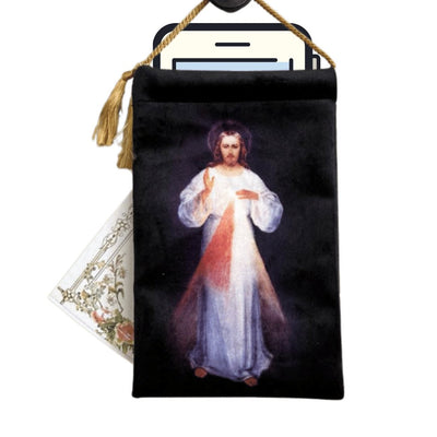 Divine Mercy Phone Pouch 9" x 5" - Guadalupe Gifts