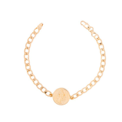 Gold Guadalupe Chain Bracelet - Guadalupe Gifts