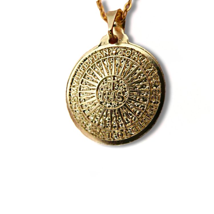 Gold-Plated Blessed Carlo Acutis Medal Necklace - Guadalupe Gifts