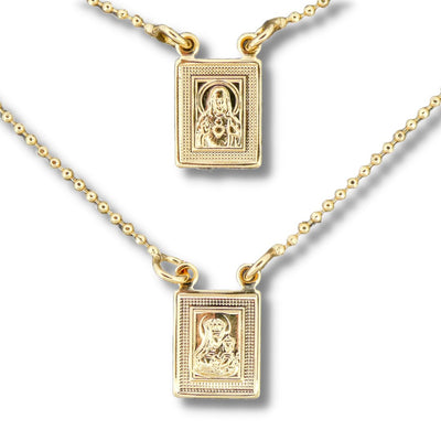 catholic scapular necklace