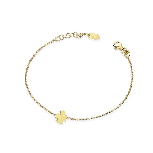 Gold-Plated Silver Angel Bracelet - Guadalupe Gifts