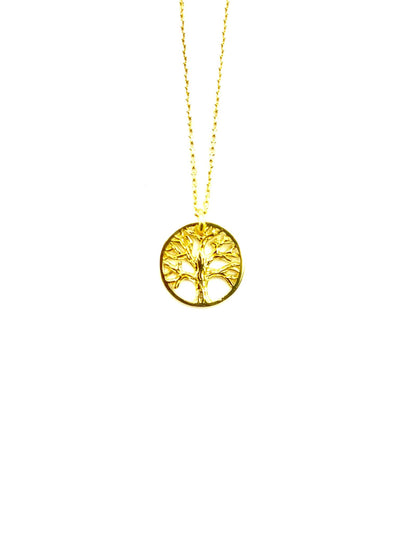 Gold-Plated Silver Tree of Life Necklace - Guadalupe Gifts