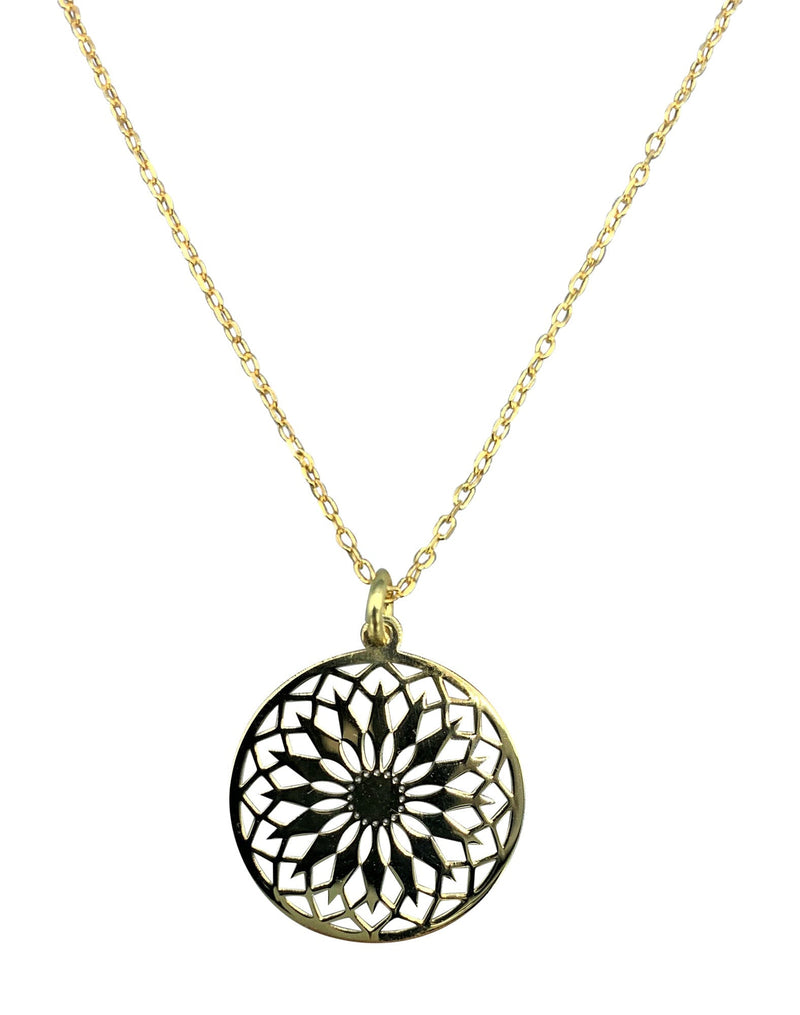 Gold-Plated Silver "Valeria" Necklace - Guadalupe Gifts