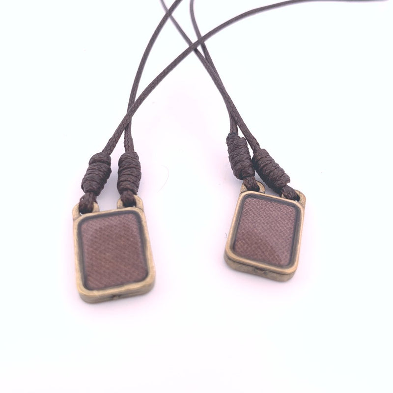 Gold-Plated Small Scapular of Christ & Carmel - Guadalupe Gifts