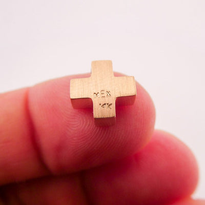 Greek Cross Pendant | Mini | 14k Solid Gold - Guadalupe Gifts