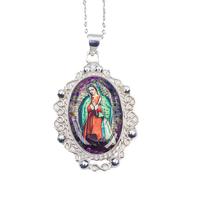 Our Lady of Guadalupe necklace – eleven + vyn LLC