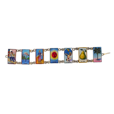 Mexican Loteria Card Charm Bracelet - Guadalupe Gifts