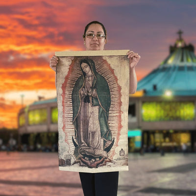 Our Lady of Guadalupe Tilma (Replica) 36" x 20" - Guadalupe Gifts
