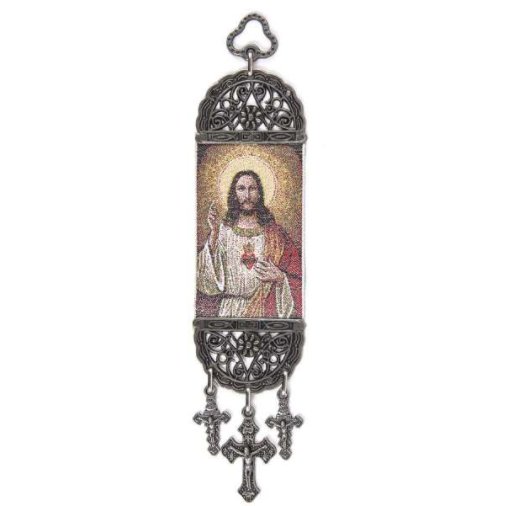 Sacred Heart Tapestry Banner - Guadalupe Gifts
