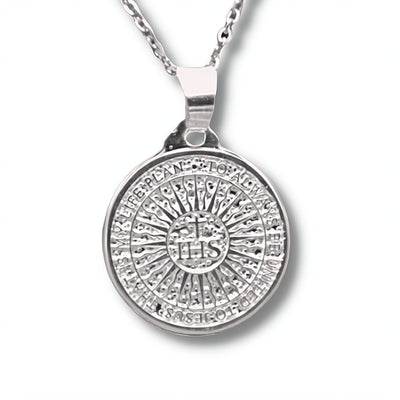 Silver Blessed Carlo Acutis Medal Necklace - Guadalupe Gifts