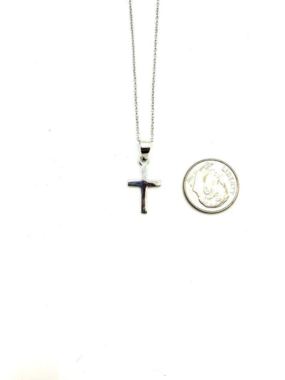 Silver Latin Cross Necklace - Guadalupe Gifts