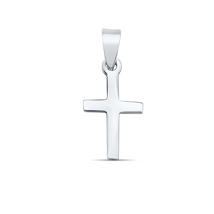 Silver Latin Cross Necklace - Guadalupe Gifts