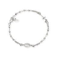 Silver Rosary Bracelet - Guadalupe Gifts