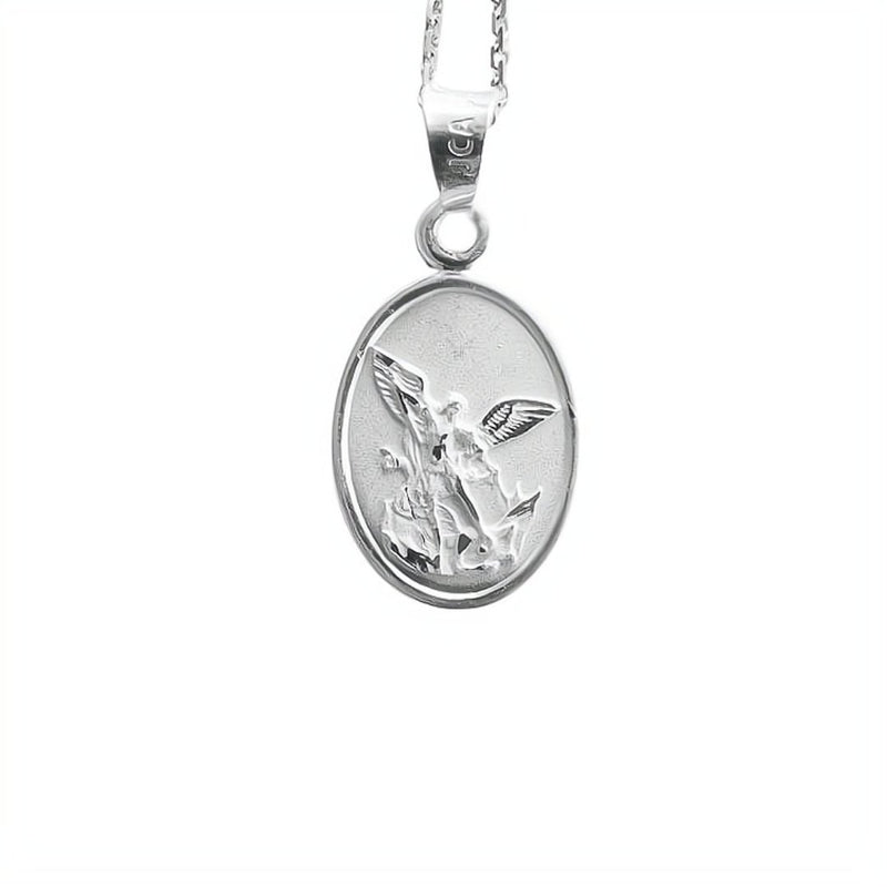 sterling silver st michael pendant