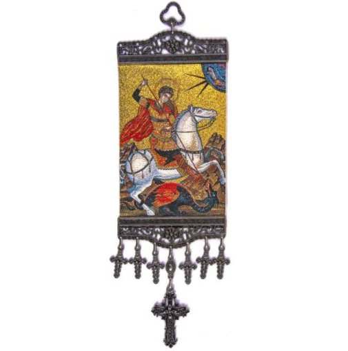 St George Tapestry Banner - Guadalupe Gifts